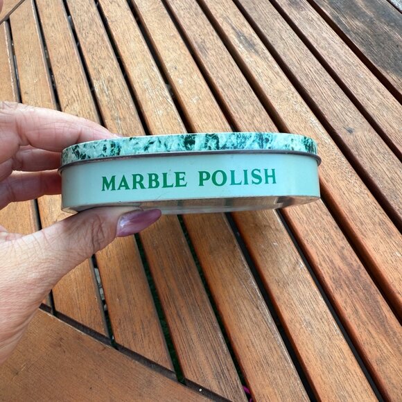 Vintage Goddards Marble Polish 4 1/2 Ozs Tin Made In England - Picture 3 of 4